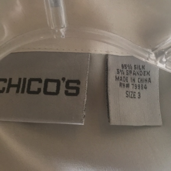 Chico’s Silk Camp Shirt - Picture 2 of 6